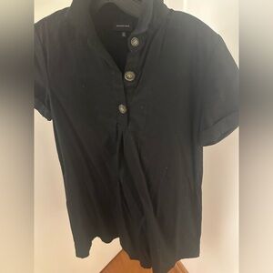 Black collared shirt dress. Size xs. Worn once.